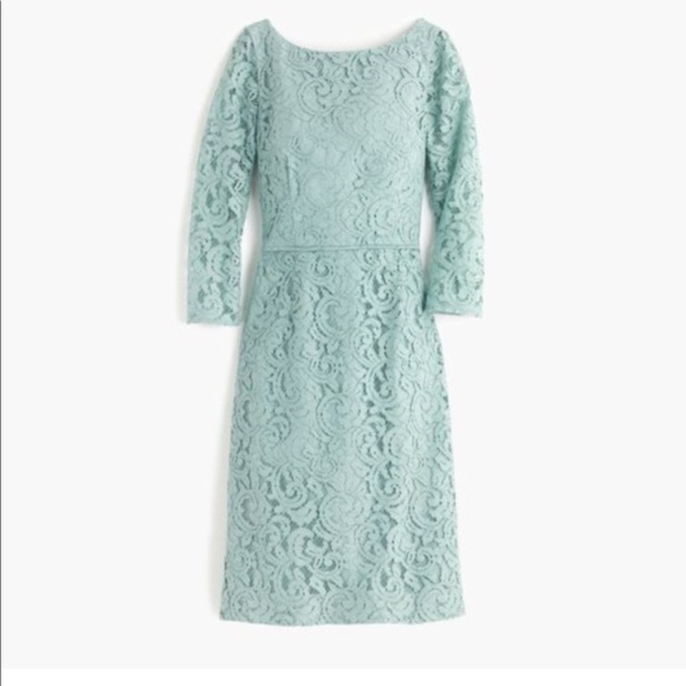 J. Crew Natalia dress mint green